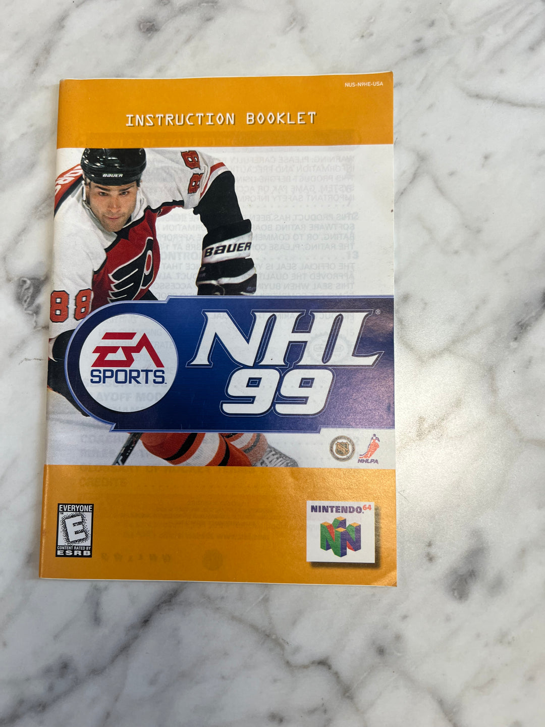 NHL 99 for Nintendo 64 N64 MANUAL ONLY MO92324