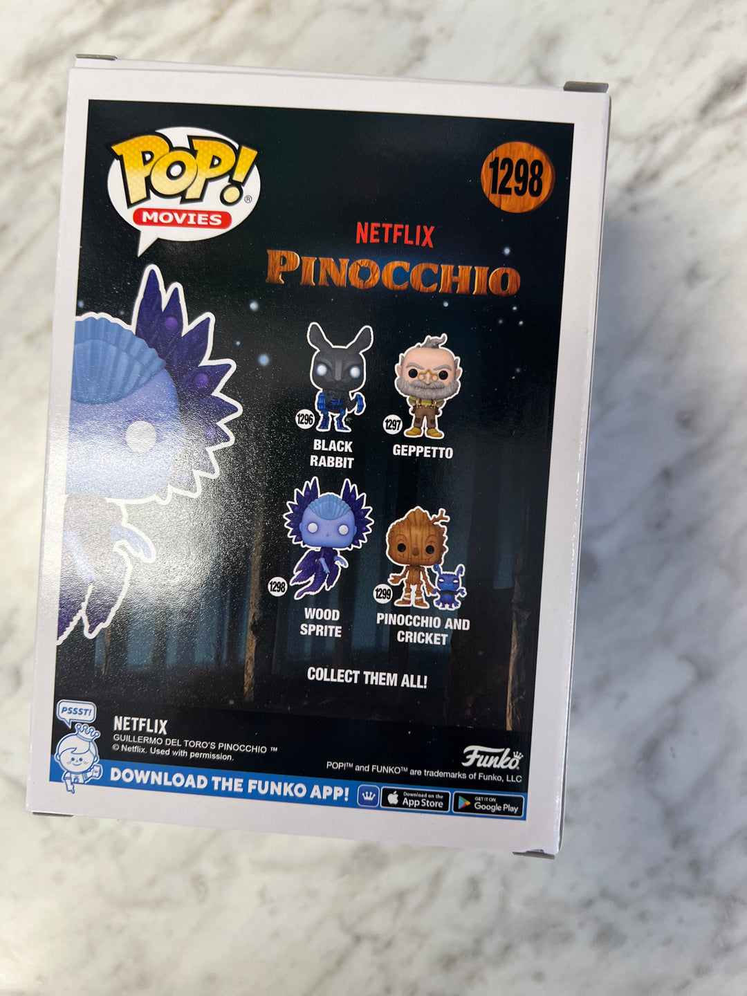 Funko Pop! Wood Sprite #1298 Netflix Pinocchio    FP122224