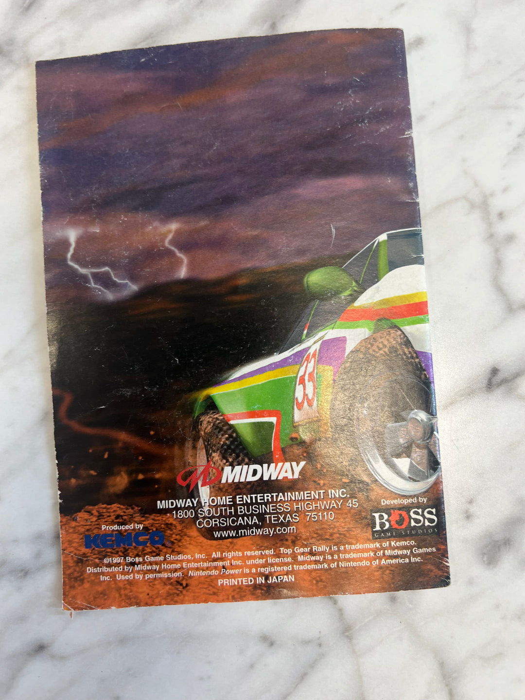 Top Gear Rally for Nintendo 64 N64 MANUAL ONLY MO92324