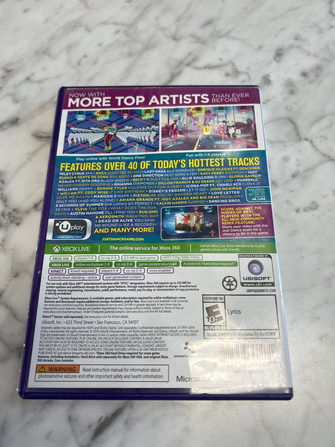 Just Dance 2015 for Microsoft Xbox 360 in case. Tested and working.     DO61024