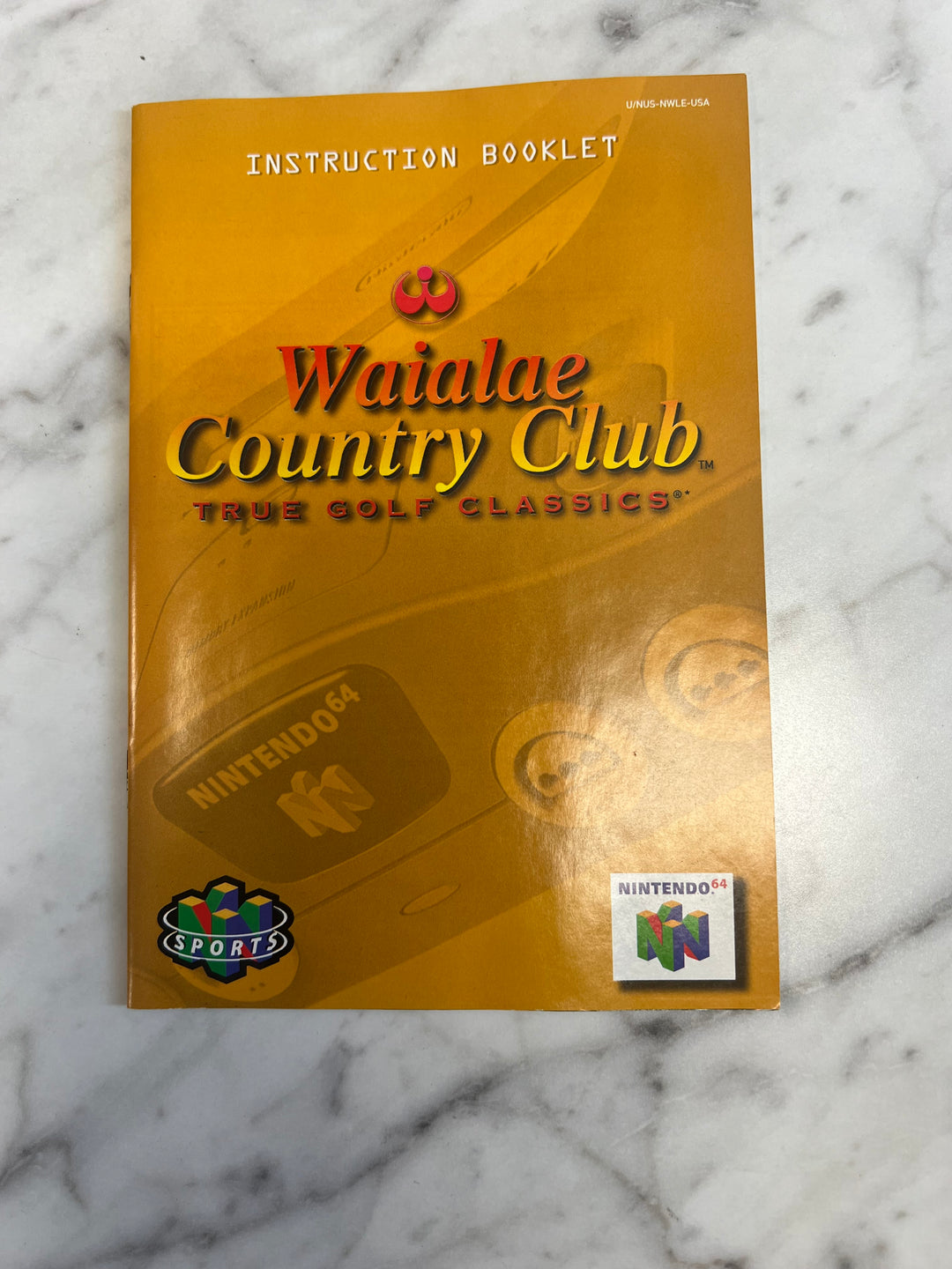 Waialae Country Club True Golf Classics for Nintendo 64 N64 MANUAL ONLY MO92324