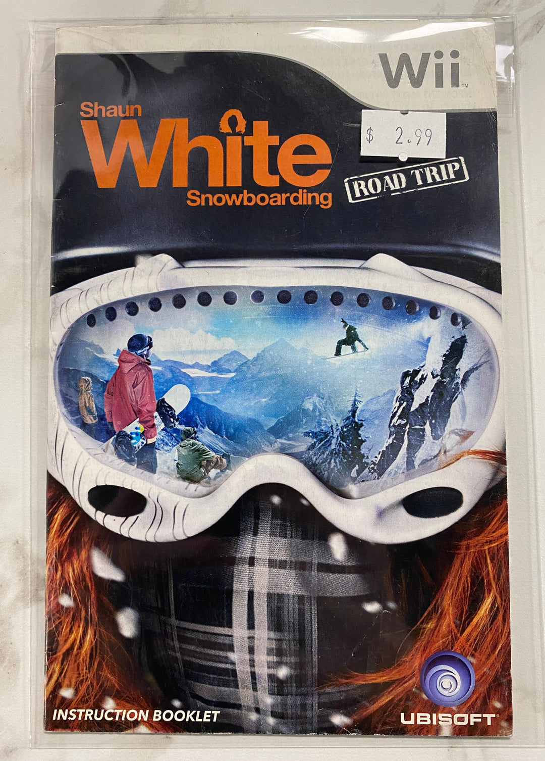 Shaun White Snowboarding Road Trip - Nintendo Wii Manual ONLY MO61026