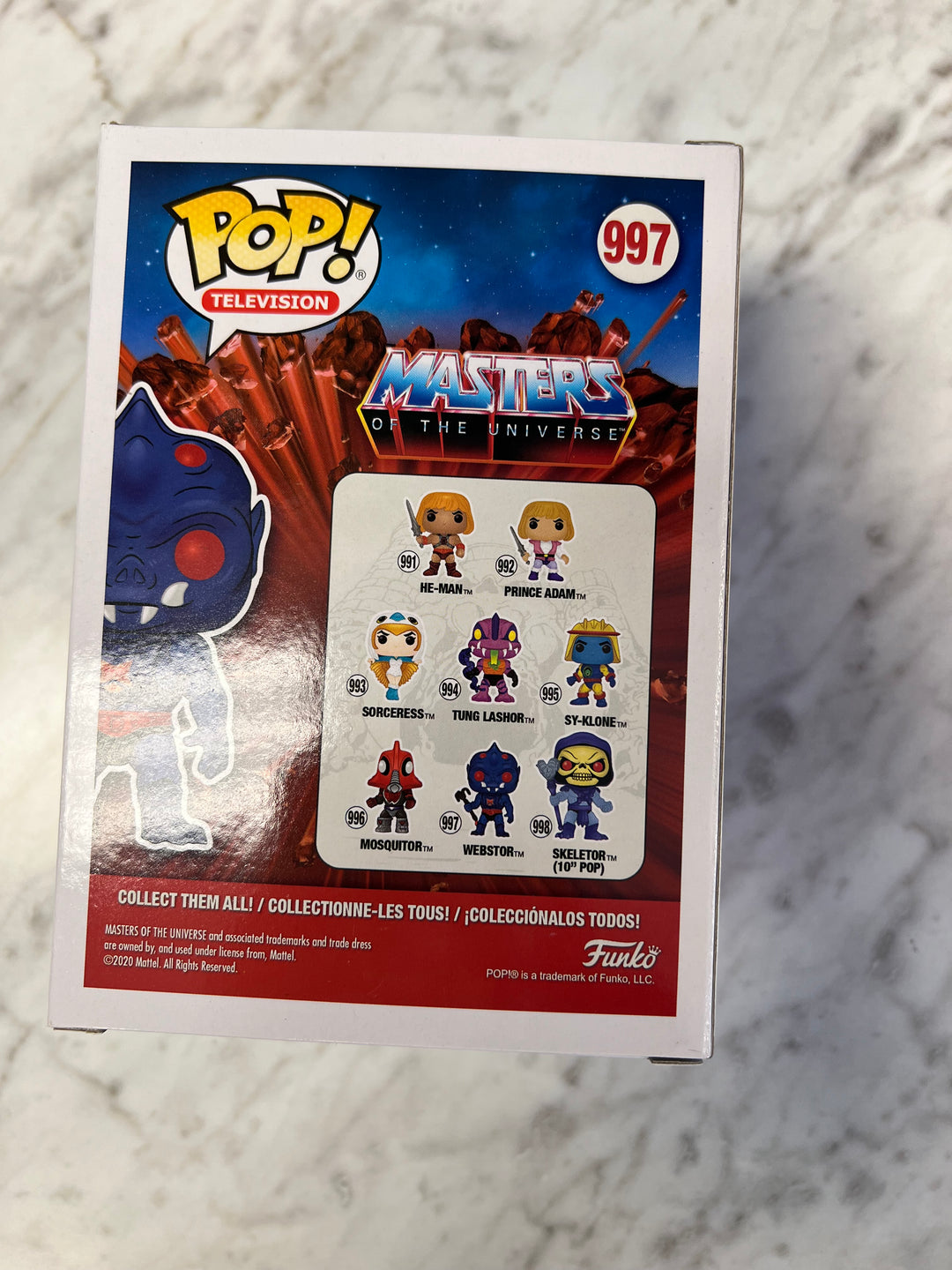 Funko Pop! Webstor #997 Masters of the Universe  FP122224