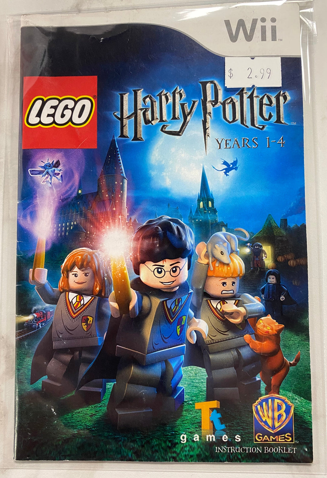 Lego Harry Potter Years 1-4 - Nintendo Wii Manual ONLY MO61026