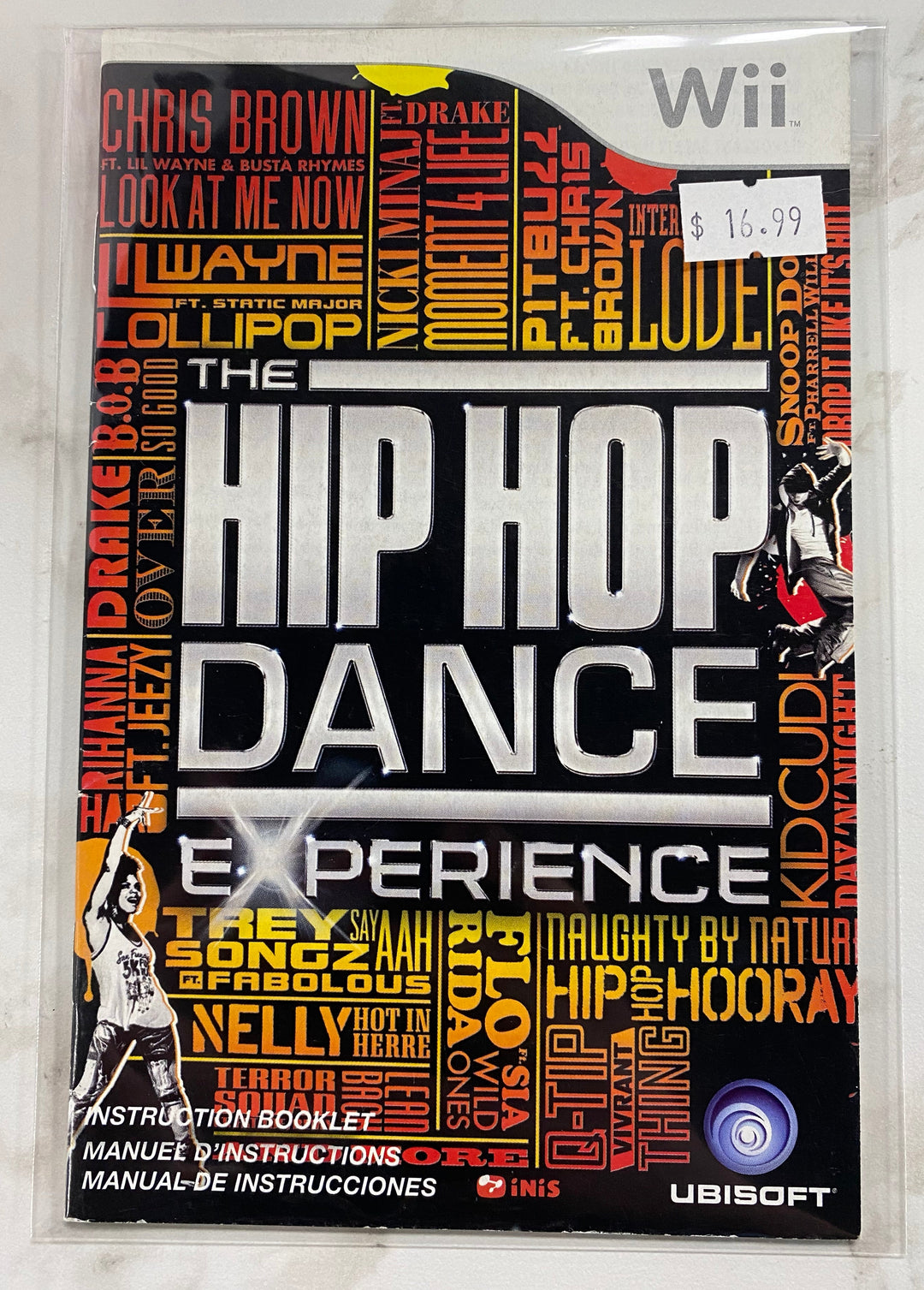 The Hip Hop Dance Experience - Nintendo Wii Manual ONLY MO61026