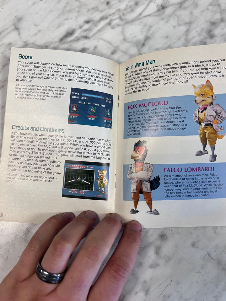 Star Fox SNES Super Nintendo MANUAL ONLY   MO101225