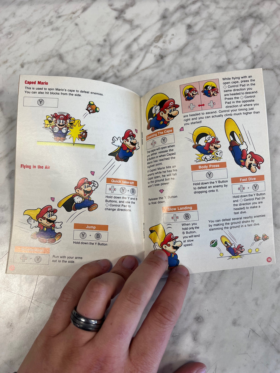 Super Mario World SNES Super Nintendo MANUAL ONLY   MO101225