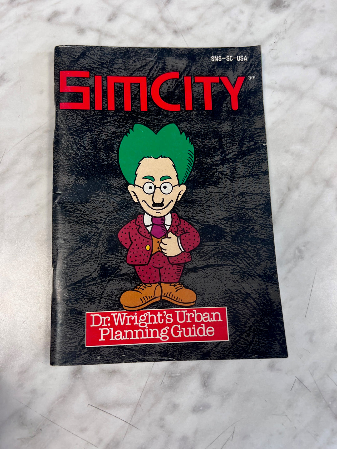 Sim City SNES Super Nintendo MANUAL ONLY   MO101225