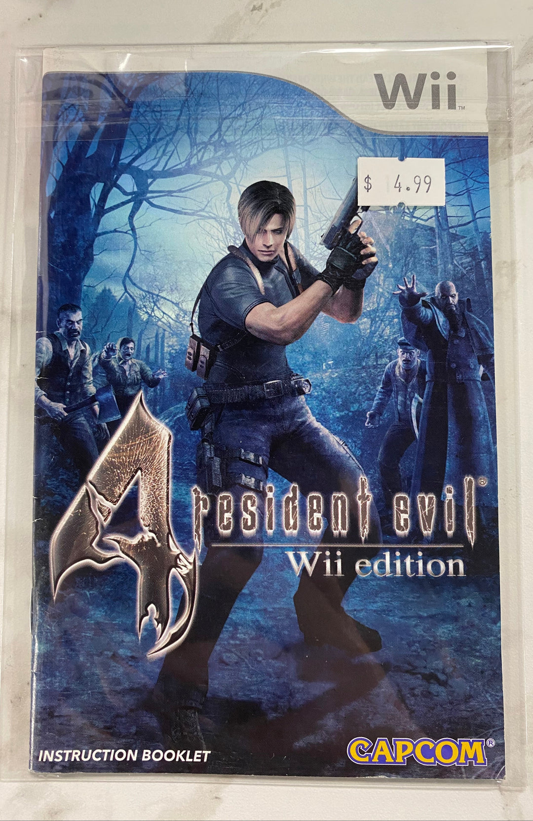 Resident Evil 4 - Nintendo Wii Manual ONLY MO61026