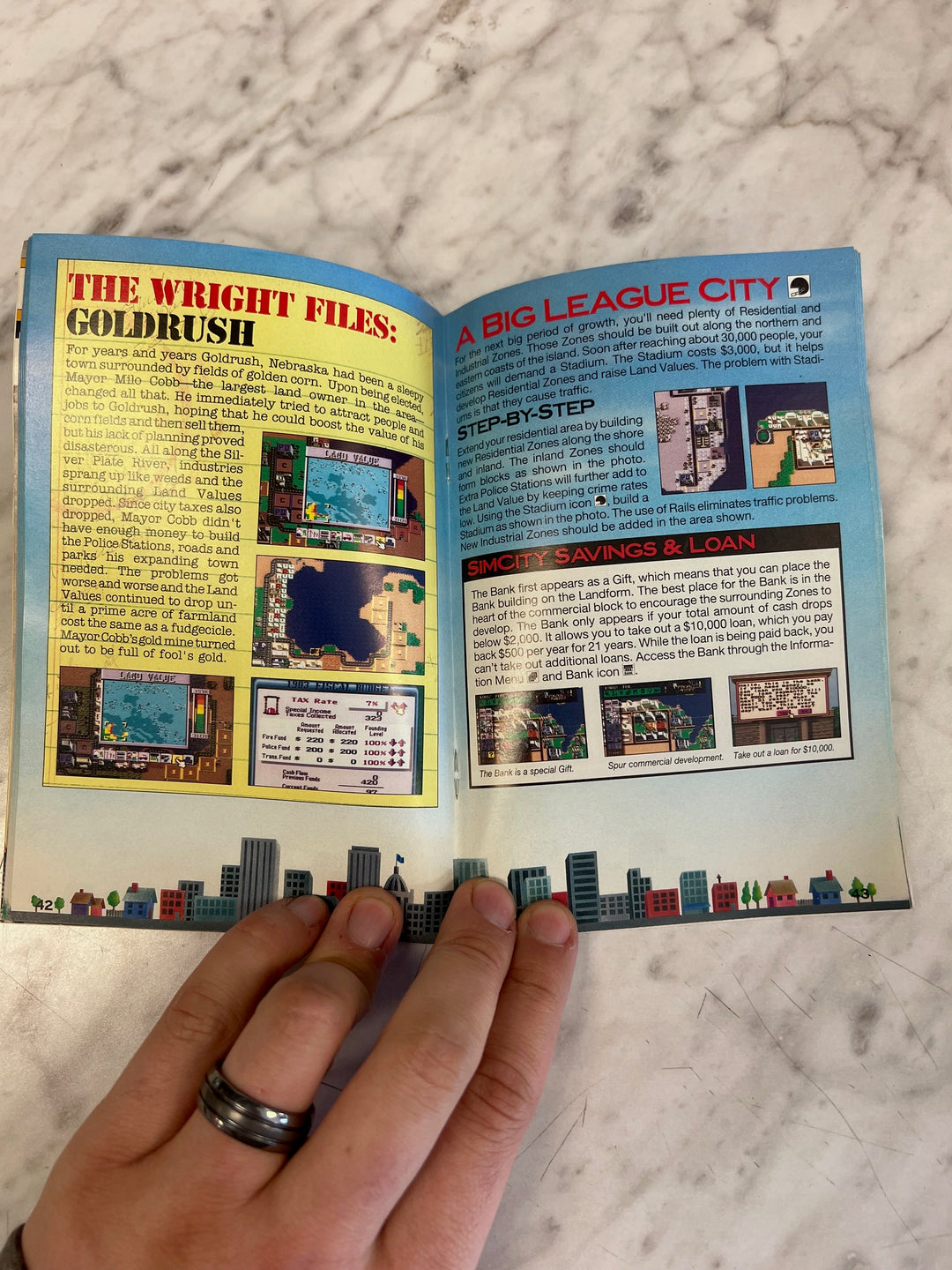 Sim City SNES Super Nintendo MANUAL ONLY   MO101225