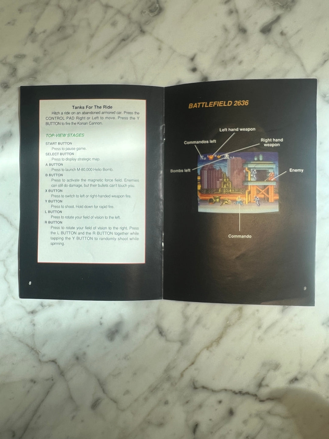 Contra III The Alien Wars for SNES Super Nintendo MANUAL ONLY MO92324