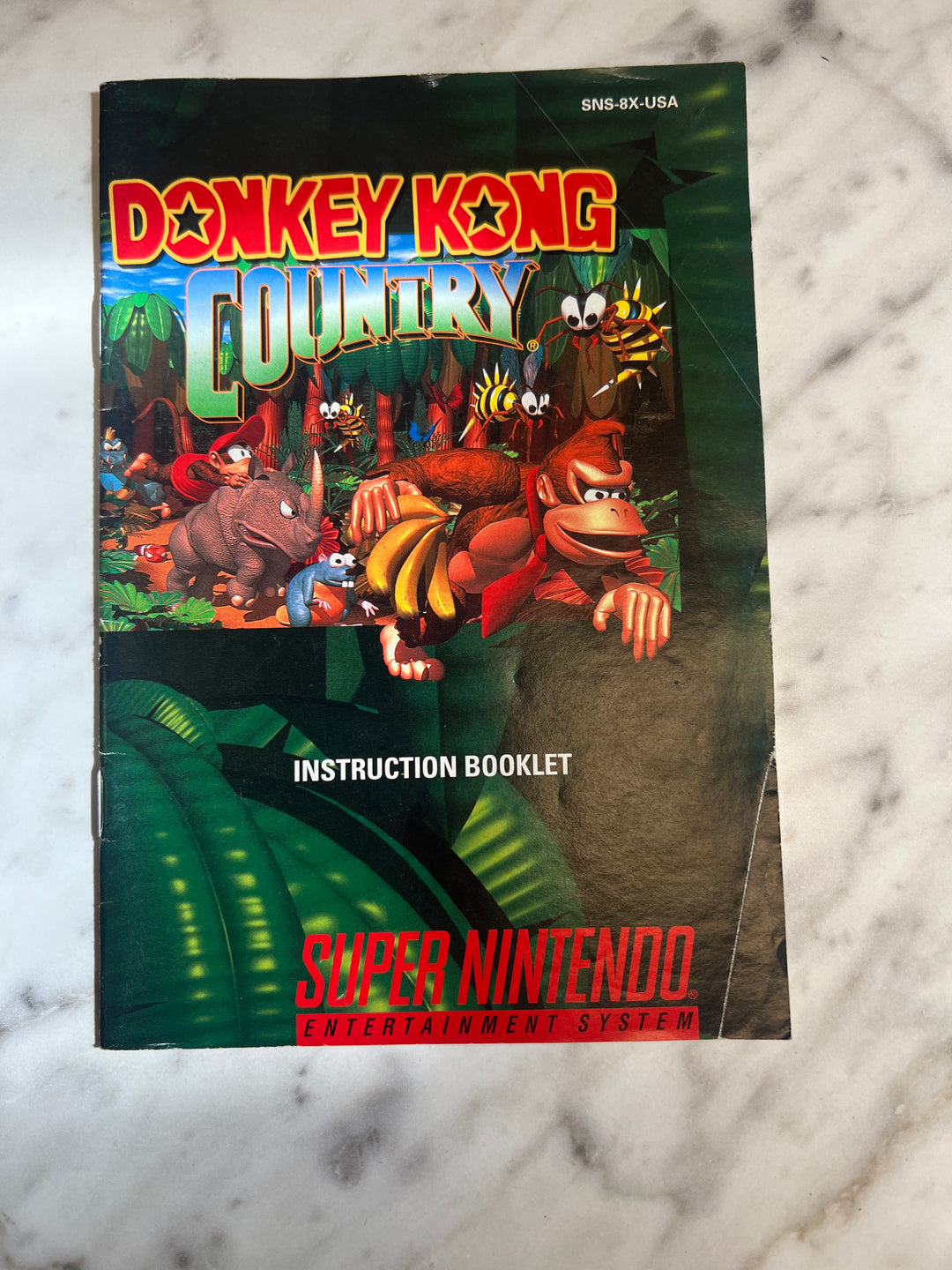 Donkey Kong Country for SNES Super Nintendo MANUAL ONLY MO92324