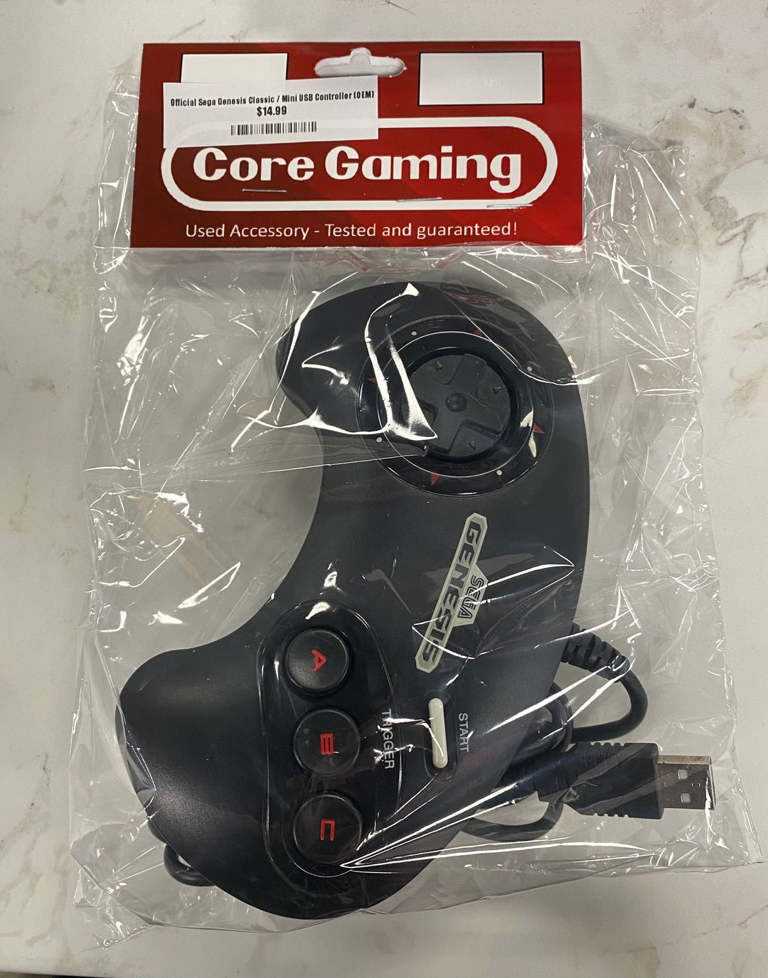 Official Sega Genesis Classic / Mini USB Controller (OEM)