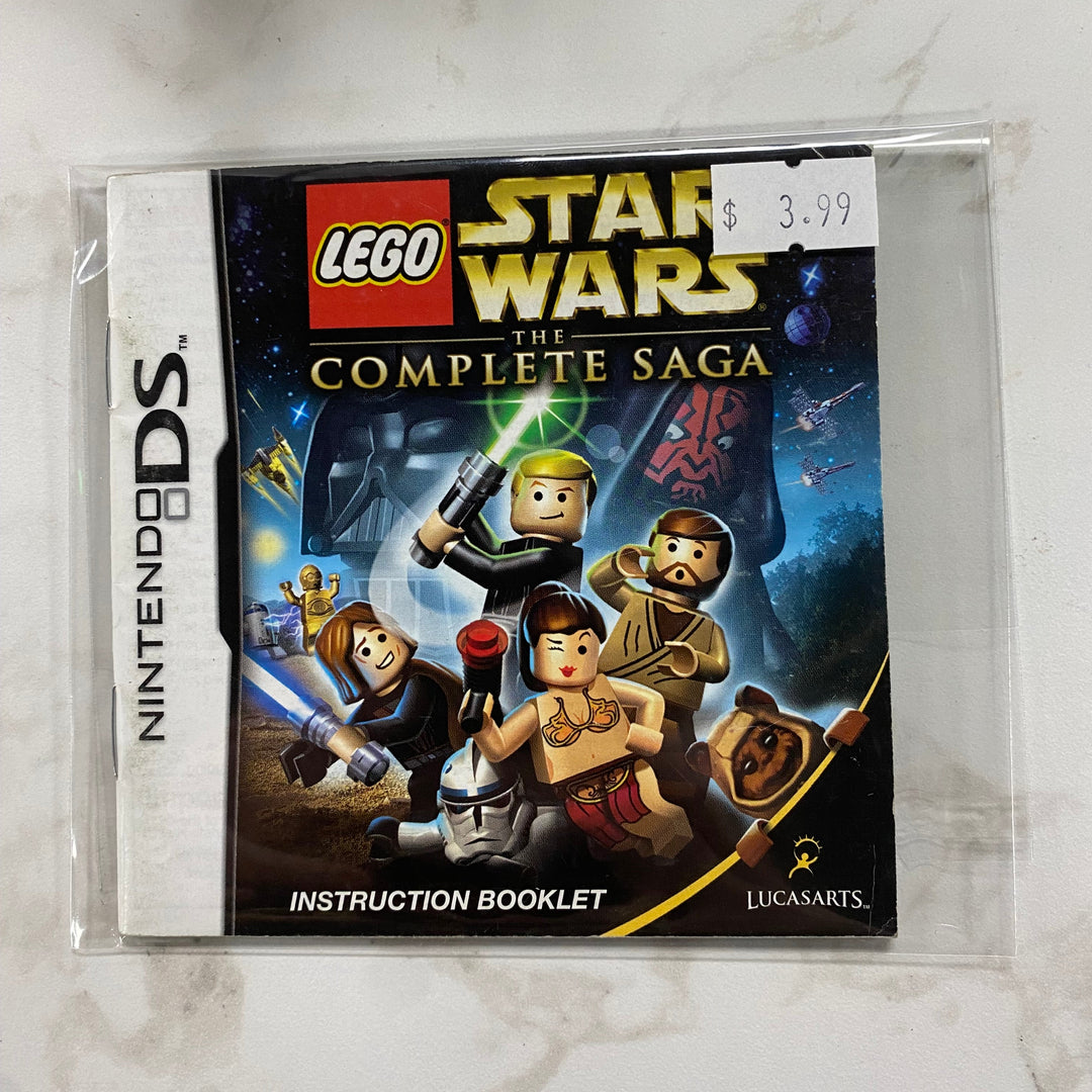 Lego Star Wars The Complete Saga - Nintendo DS Manual ONLY MO61026