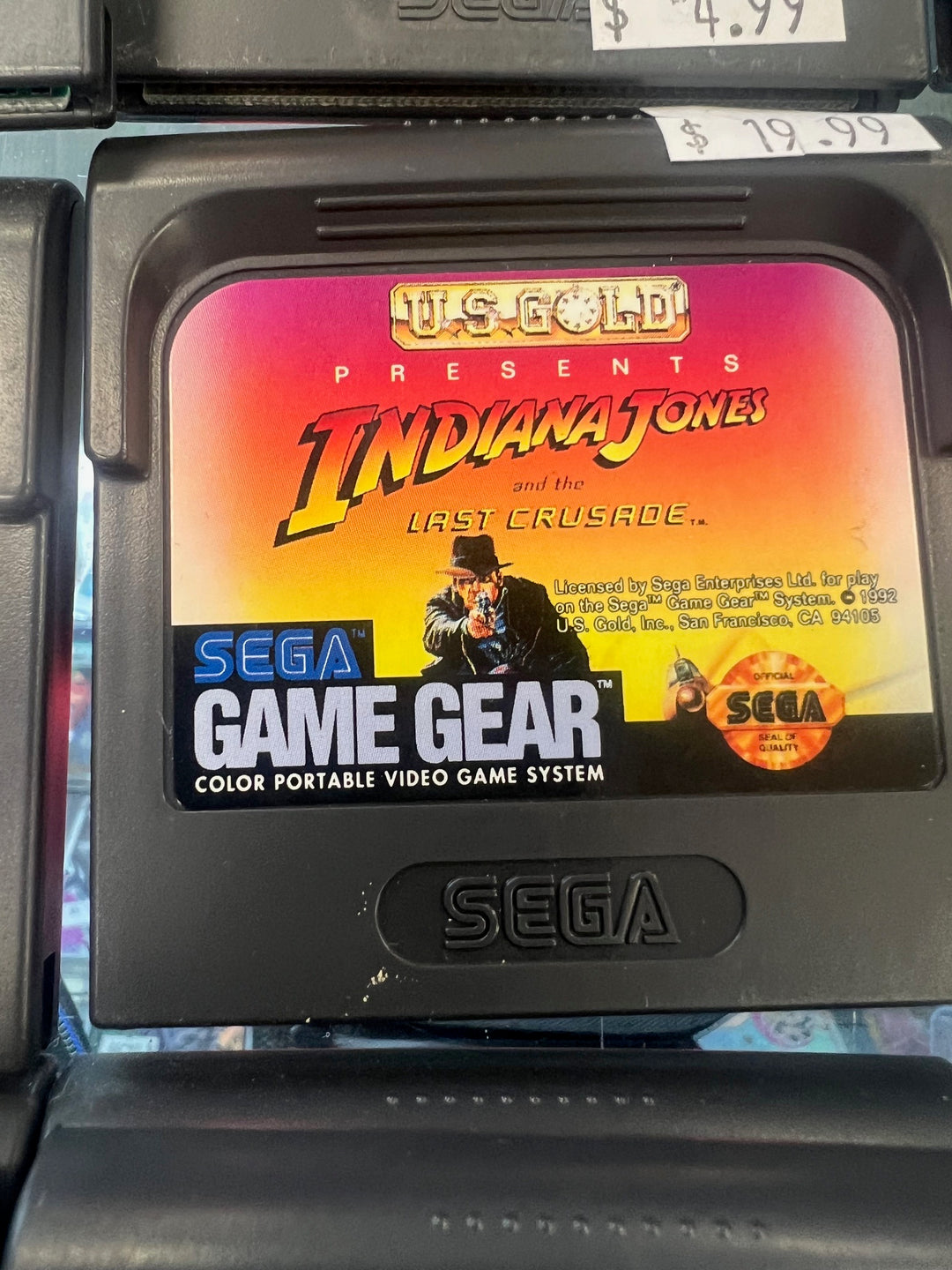 Indiana Jones Last Crusade - Sega Game Gear G7925