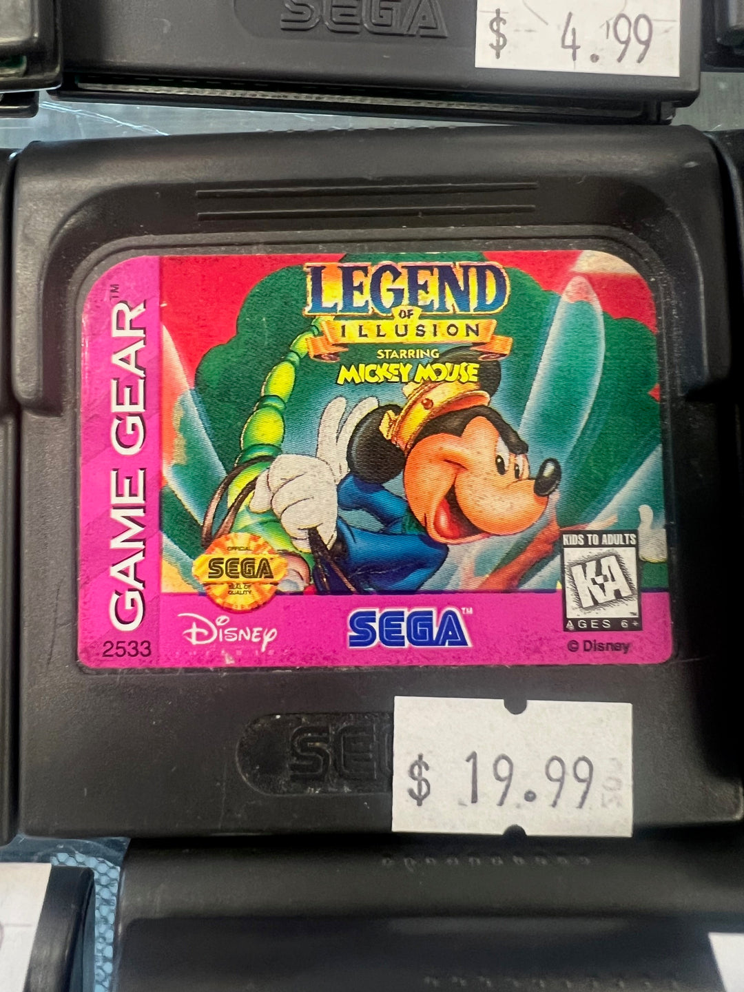 Legend of Illusion starring Mickey Mouse - Sega Game Gear G7925