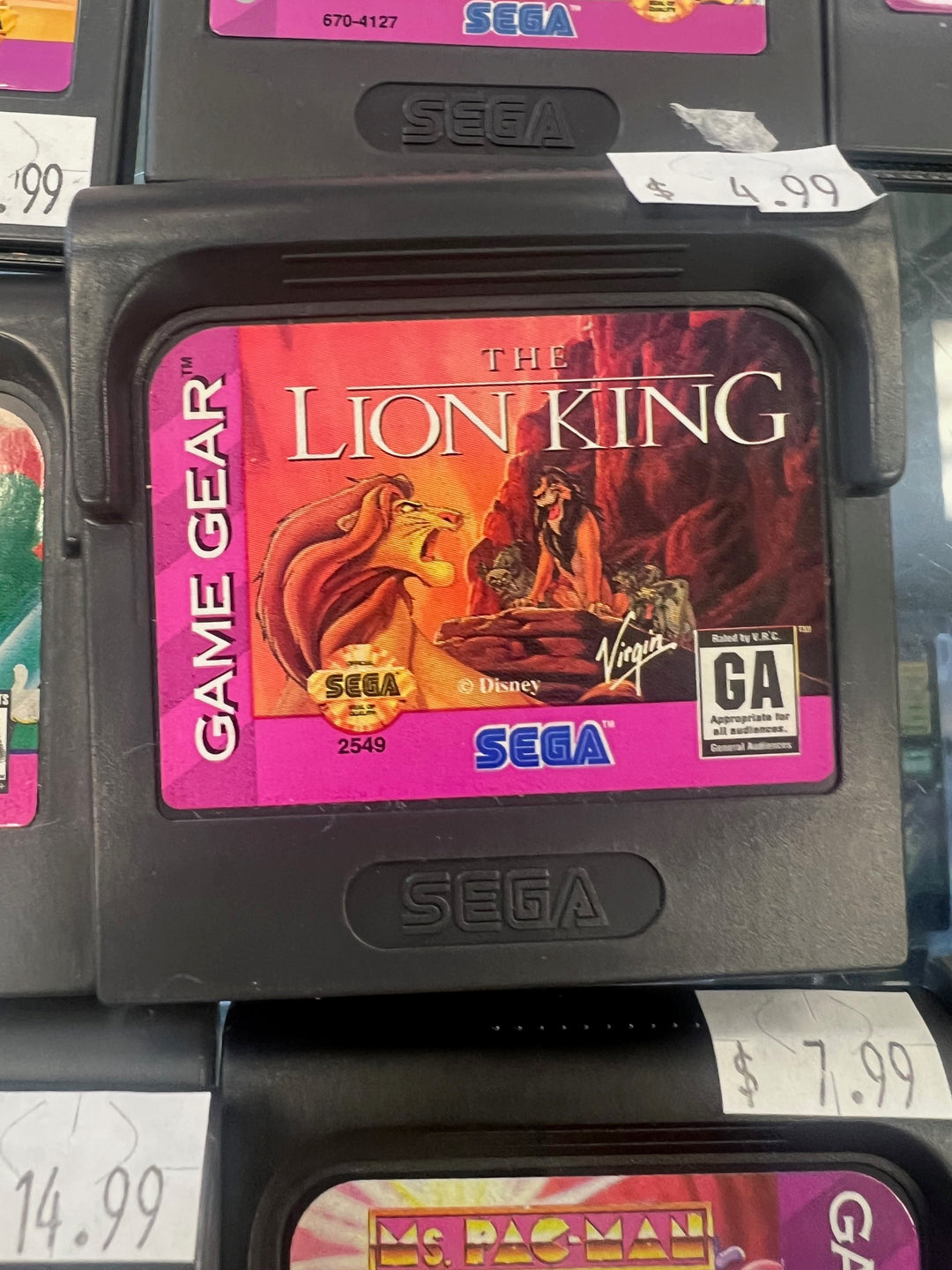 Lion King - Sega Game Gear GS2827