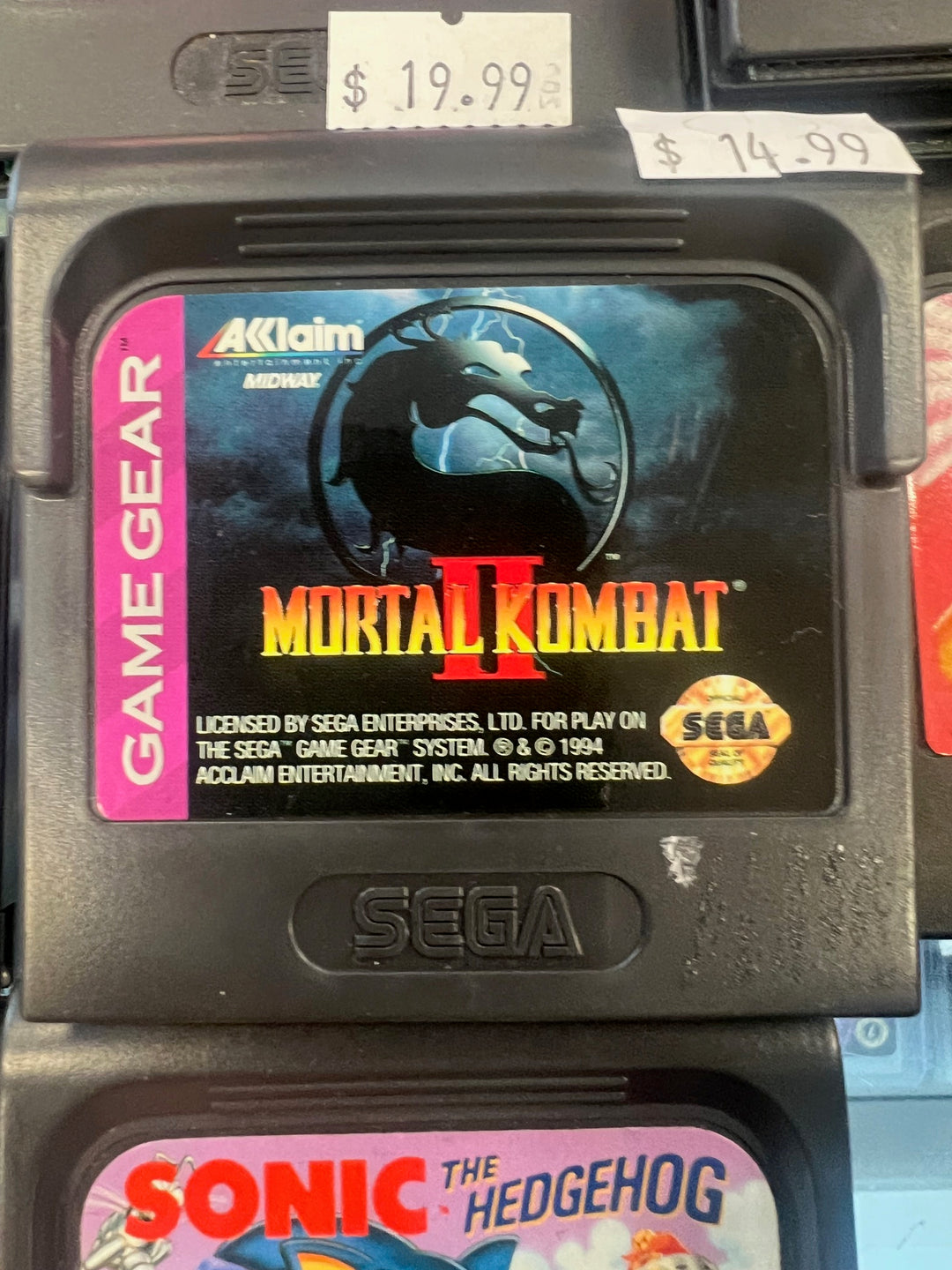 Mortal Kombat 2 - Sega Game Gear G7925