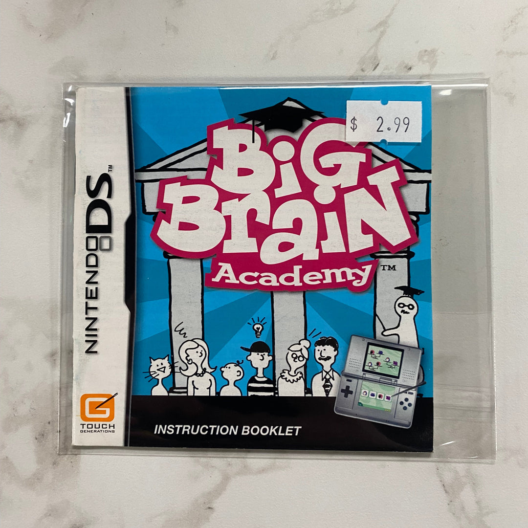 Brain Age - Nintendo DS Manual ONLY MO61026