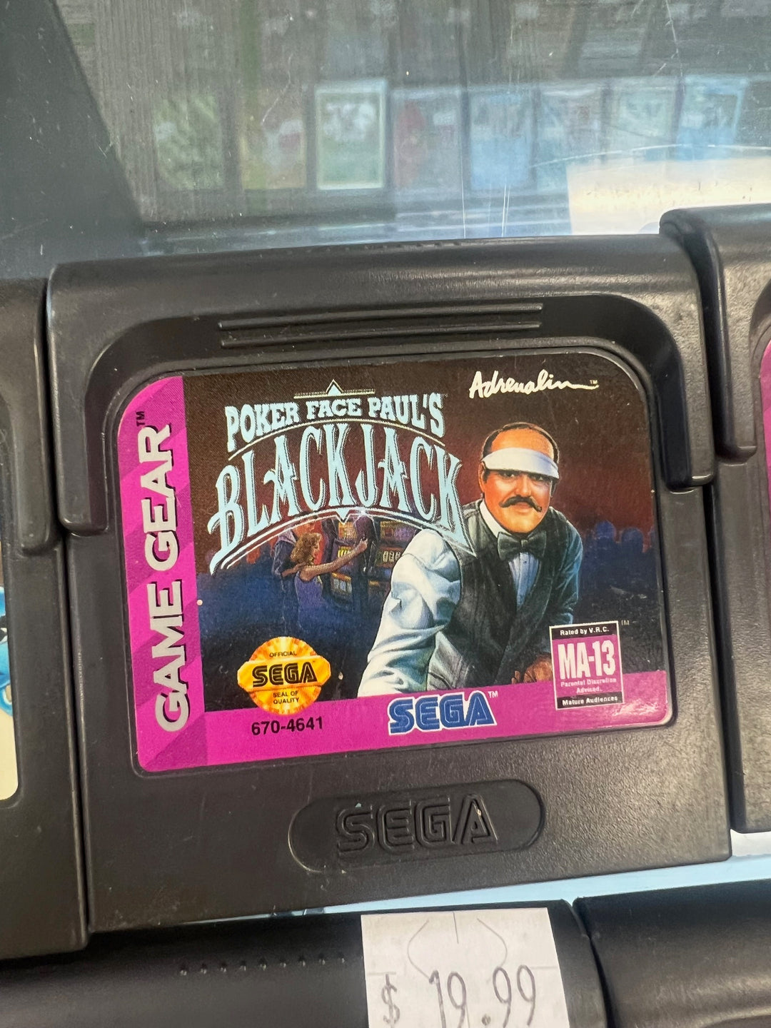 Poker Face Paul's Blackjack - Sega Game Gear *SGG* G7925