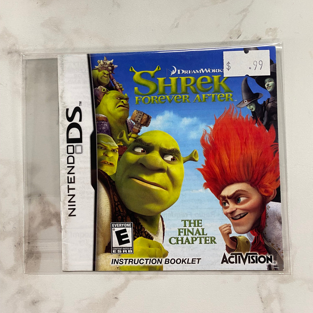 Shrek Forever After - Nintendo DS Manual ONLY MO61026