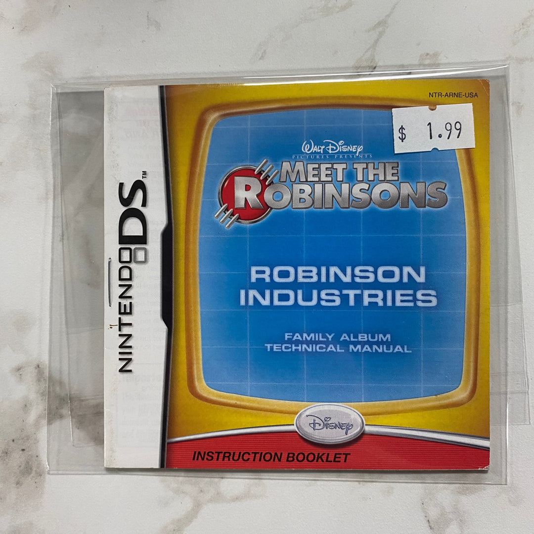 Meet The Robinsons - Nintendo DS Manual ONLY MO61026