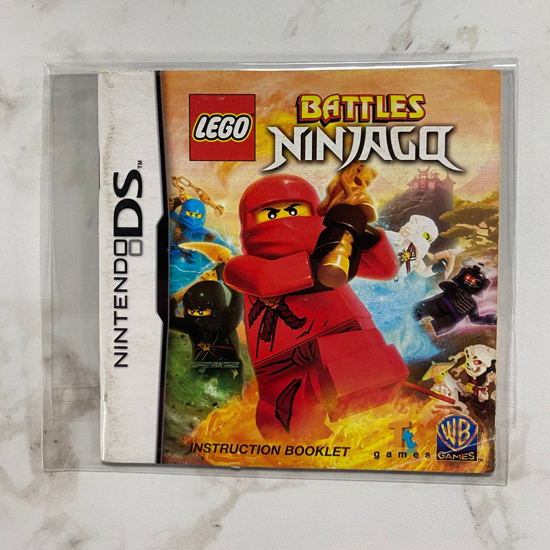 Lego Battles Ninjago - Nintendo DS Manual ONLY MO61026