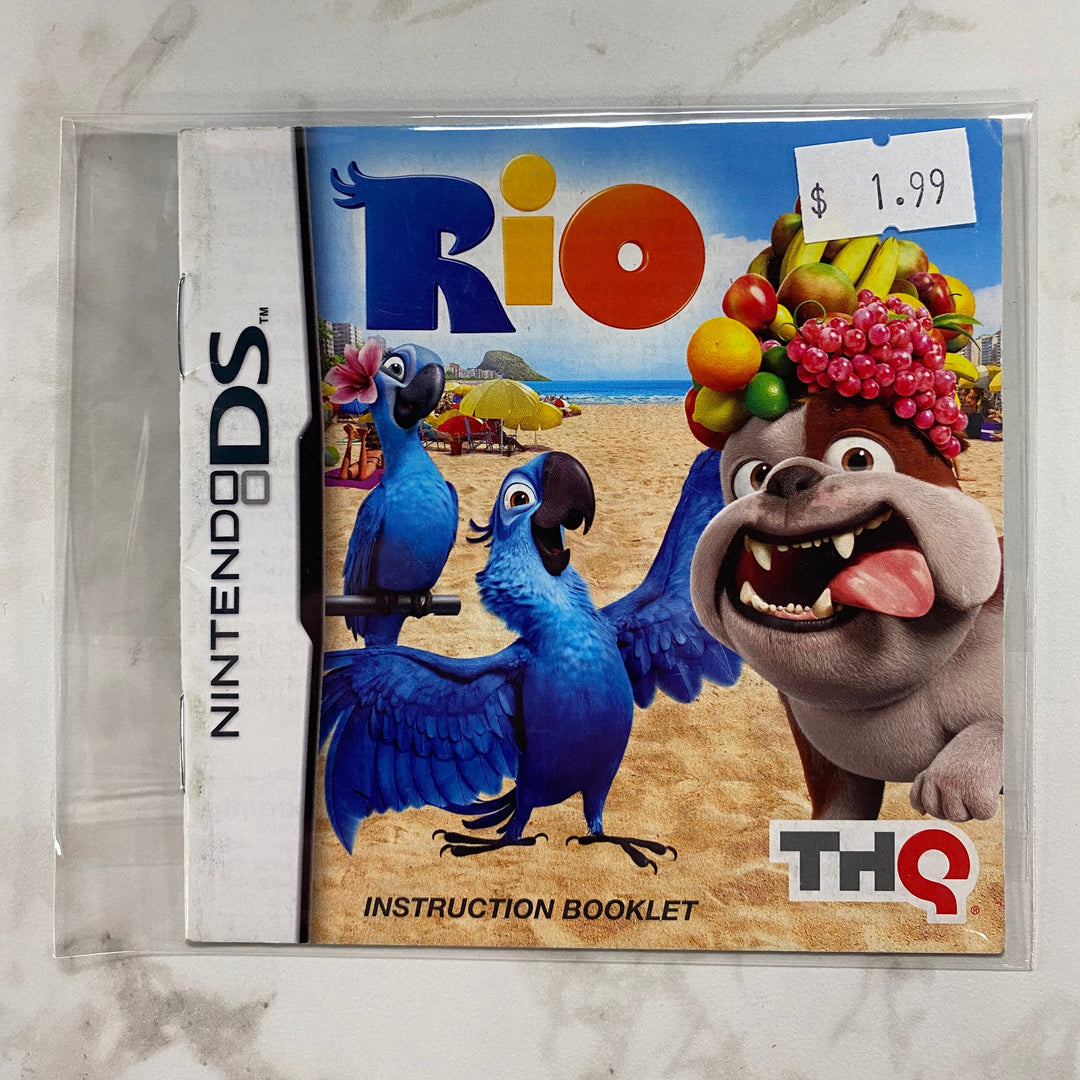 Rio - Nintendo DS Manual ONLY MO61026