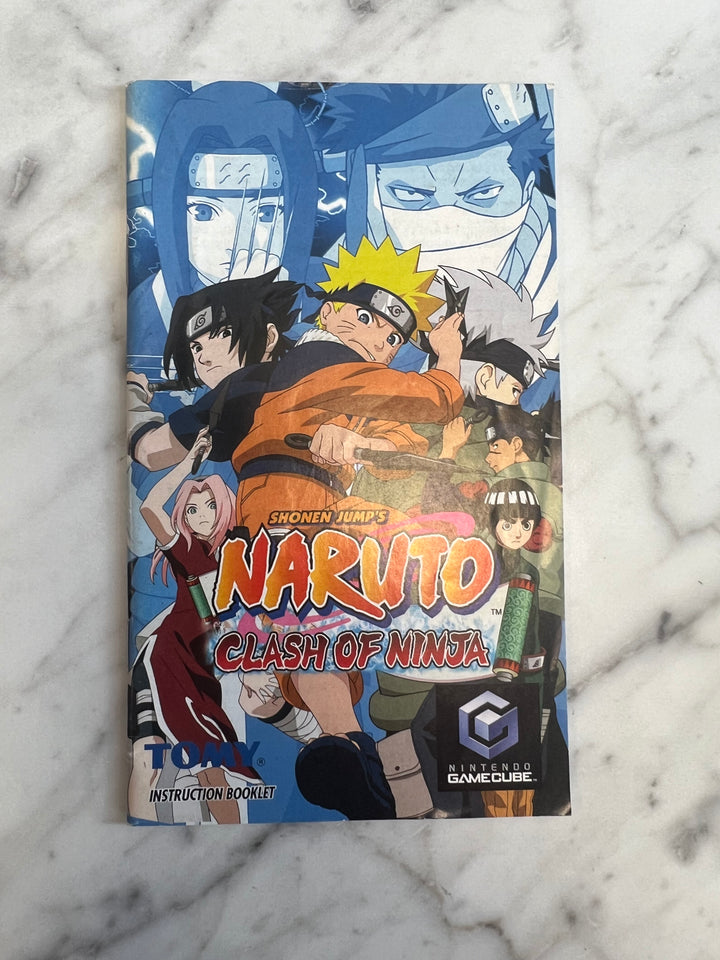 Naruto Clash of Ninja for Nintendo Gamecube MANUAL ONLY MO92324