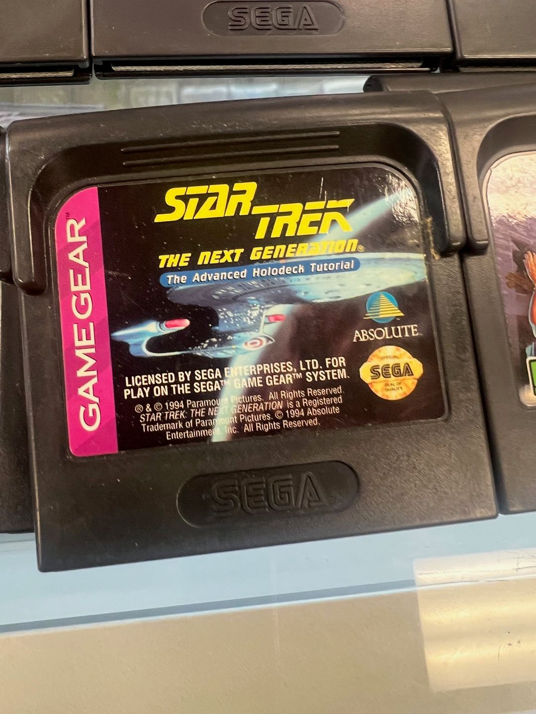 Star Trek the Next Generation Advanced Holodeck Tutorial - Sega Game Gear *SGG* G7925