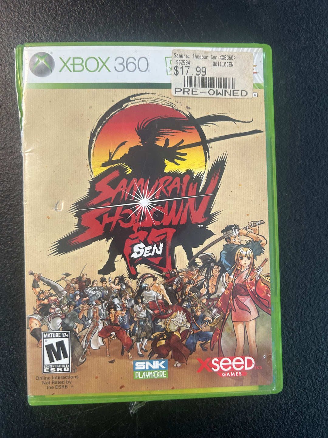 Samurai Shodown Sen - Xbox 360 DI121925