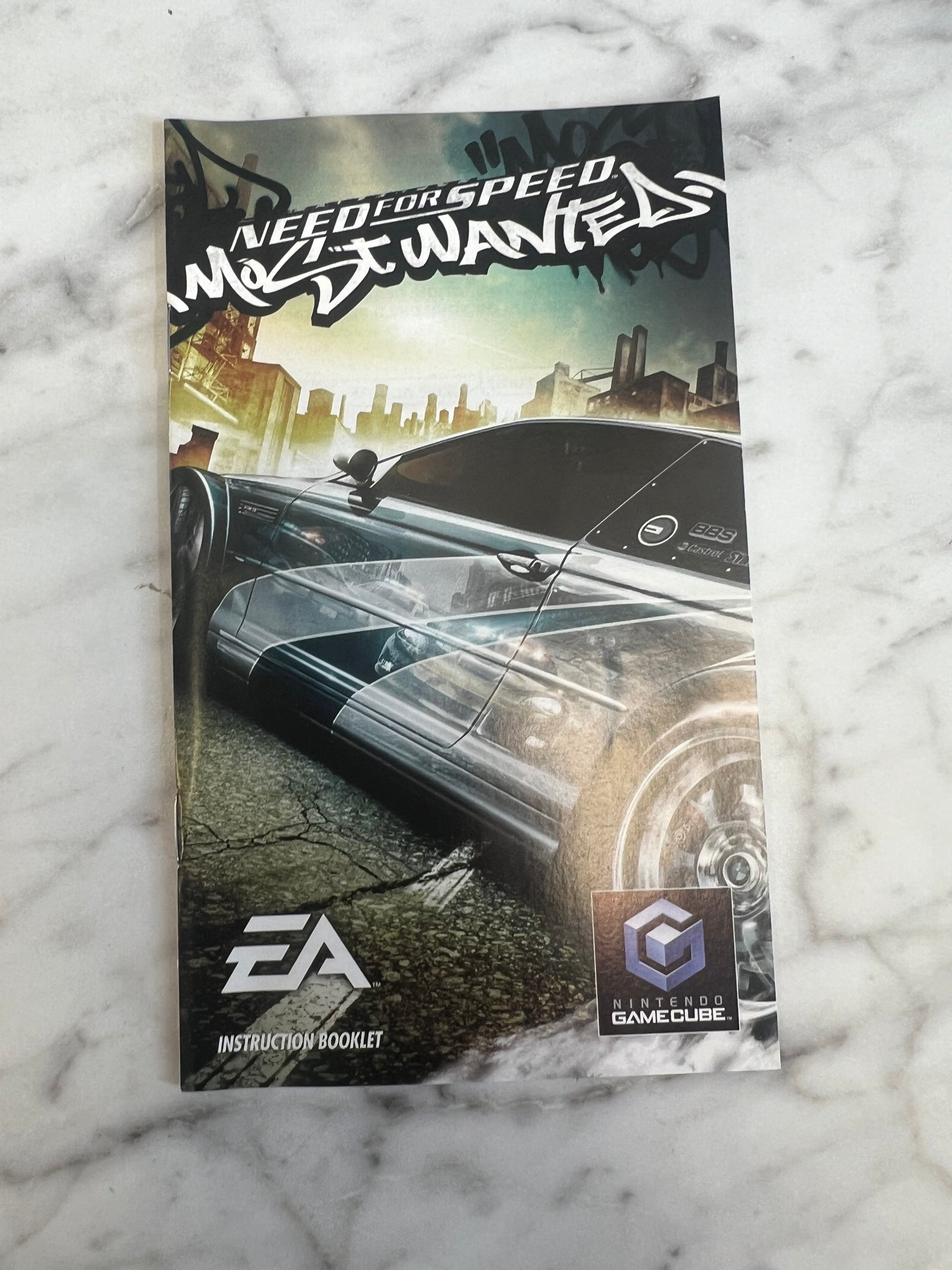Need for Speed Most Wanted for Nintendo Gamecube MANUAL ONLY