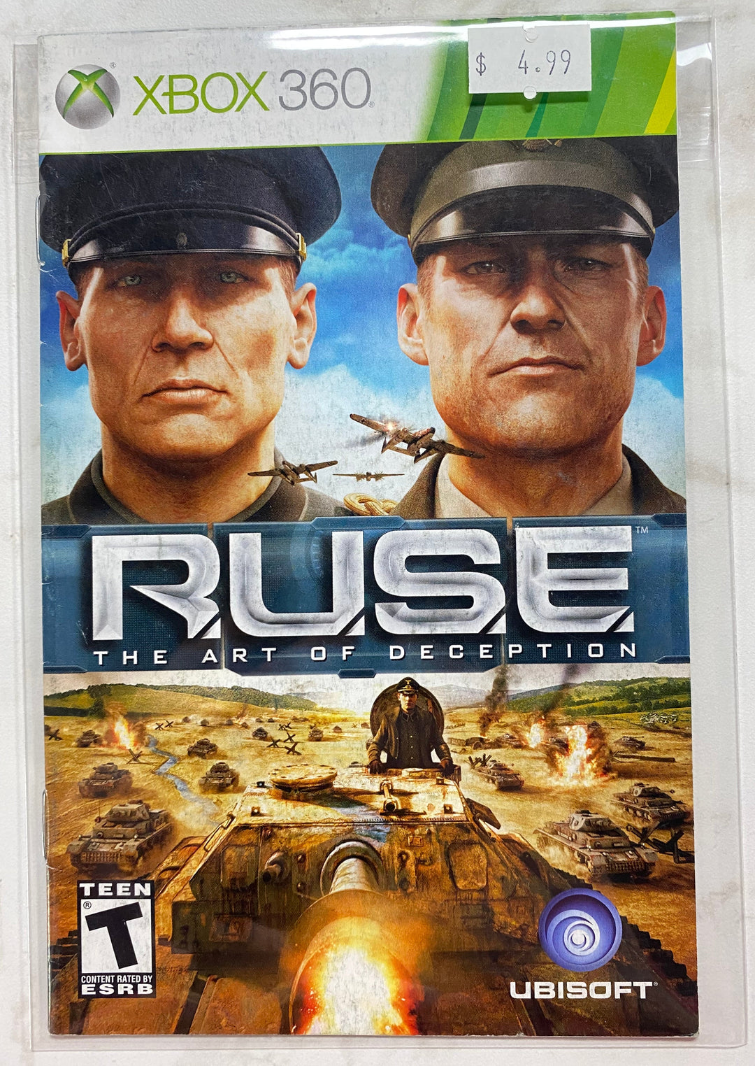 RUSE the Art of Deception - Xbox 360 MANUAL ONLY MO61126