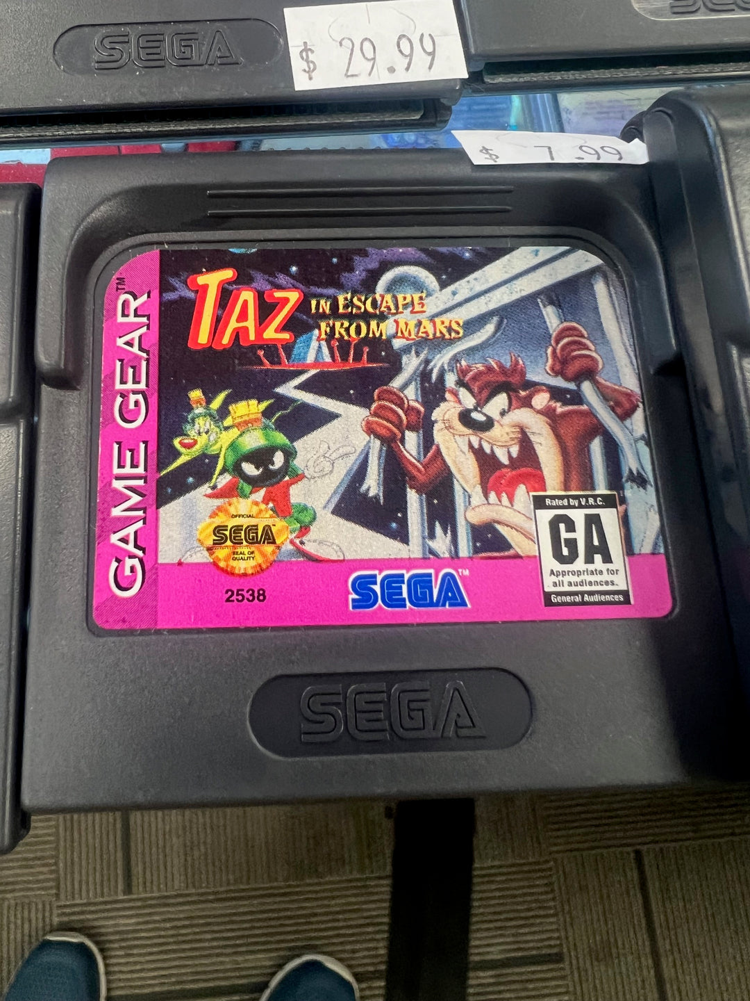 Taz Escape From Mars - Sega Game Gear *SGG* G7925