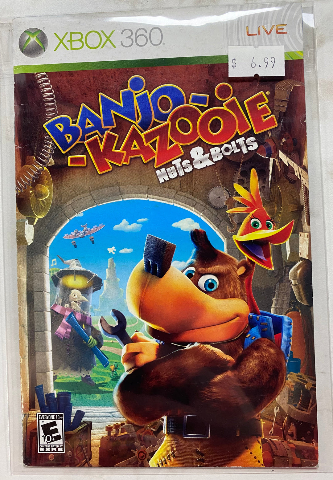 Banjo Kazooie Nuts & Bolts - Xbox 360 MANUAL ONLY MO61126