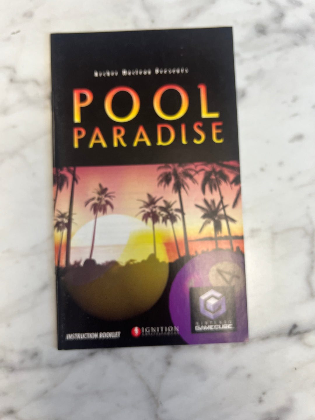 Pool Paradise for Nintendo Gamecube MANUAL ONLY MO92324