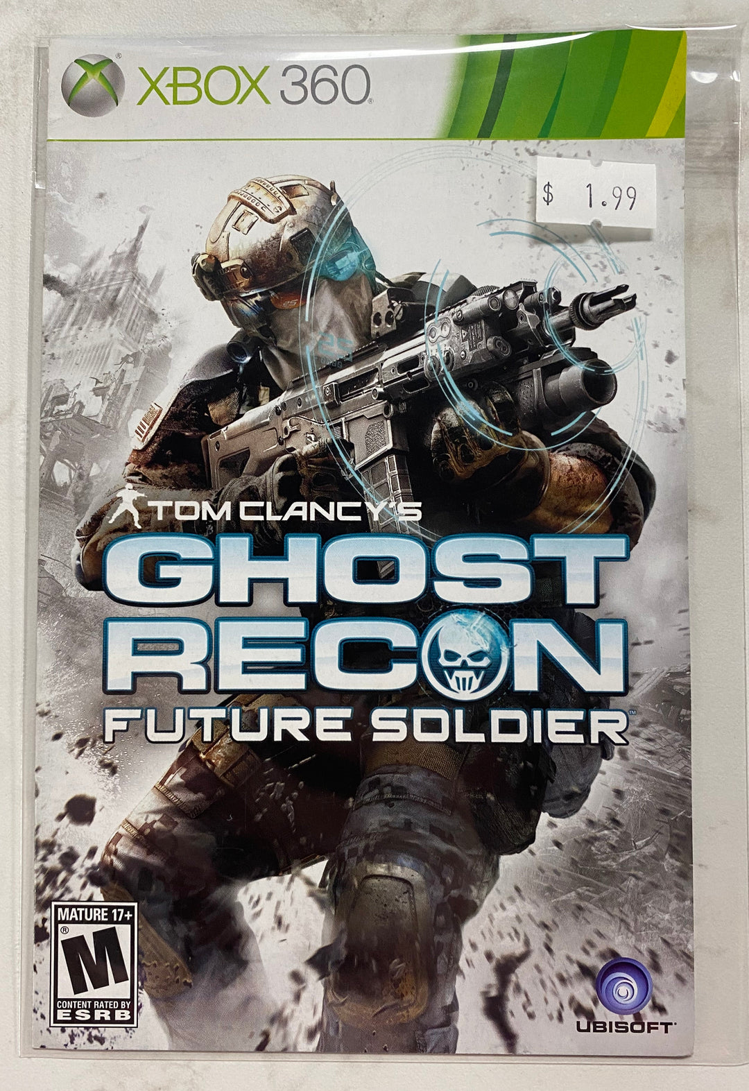 Tom Clancy's Ghost Recon Future Soldier - Xbox 360 MANUAL ONLY MO61126