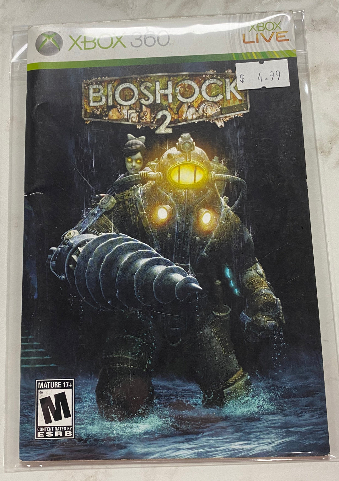 Bioshock 2 - Xbox 360 MANUAL ONLY MO61126