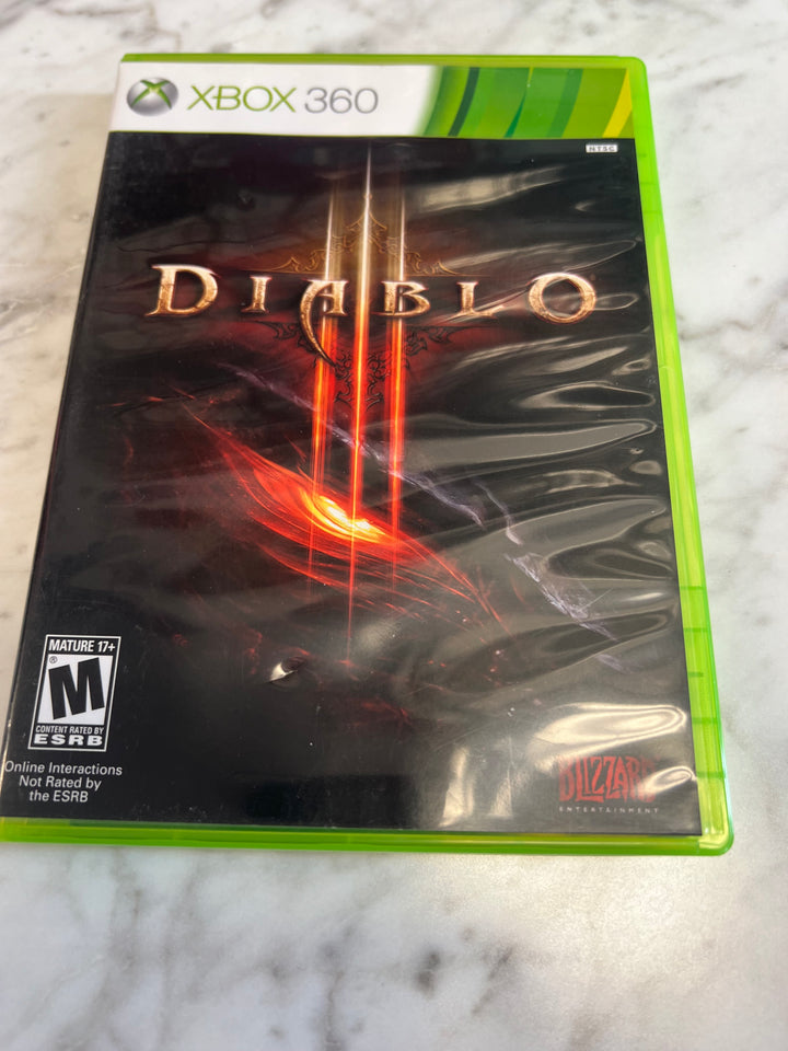 Diablo III for Microsoft Xbox 360 in case. Tested and Working.     DO61024