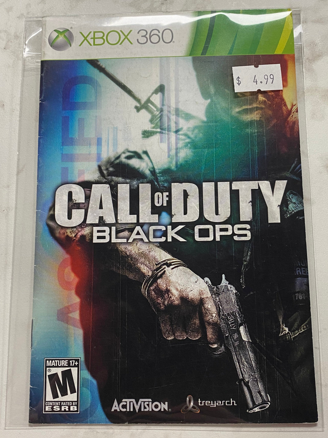 Call of Duty Black Ops - Xbox 360 MANUAL ONLY MO61126