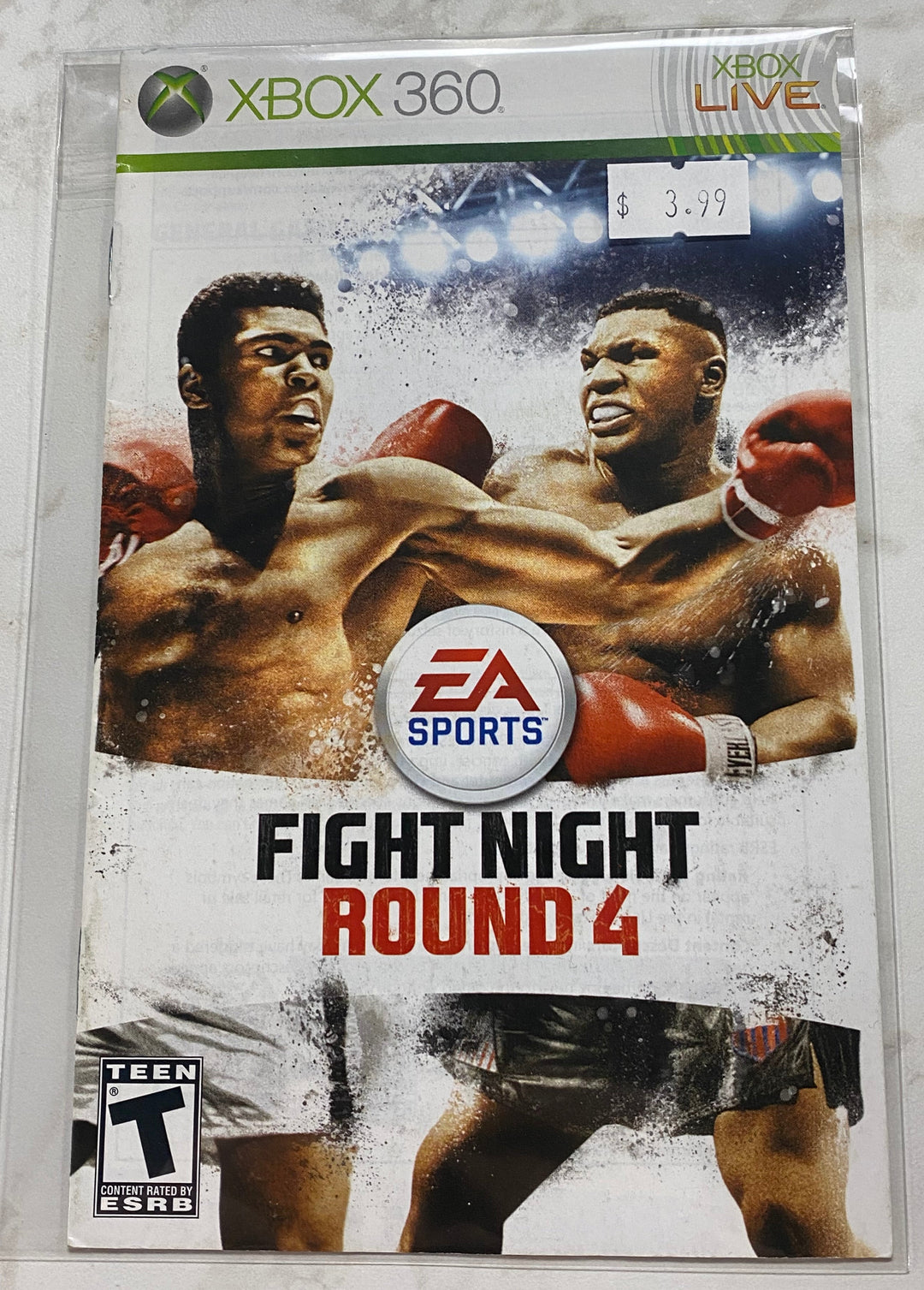 Fight Night Round 4 - Xbox 360 MANUAL ONLY MO61126