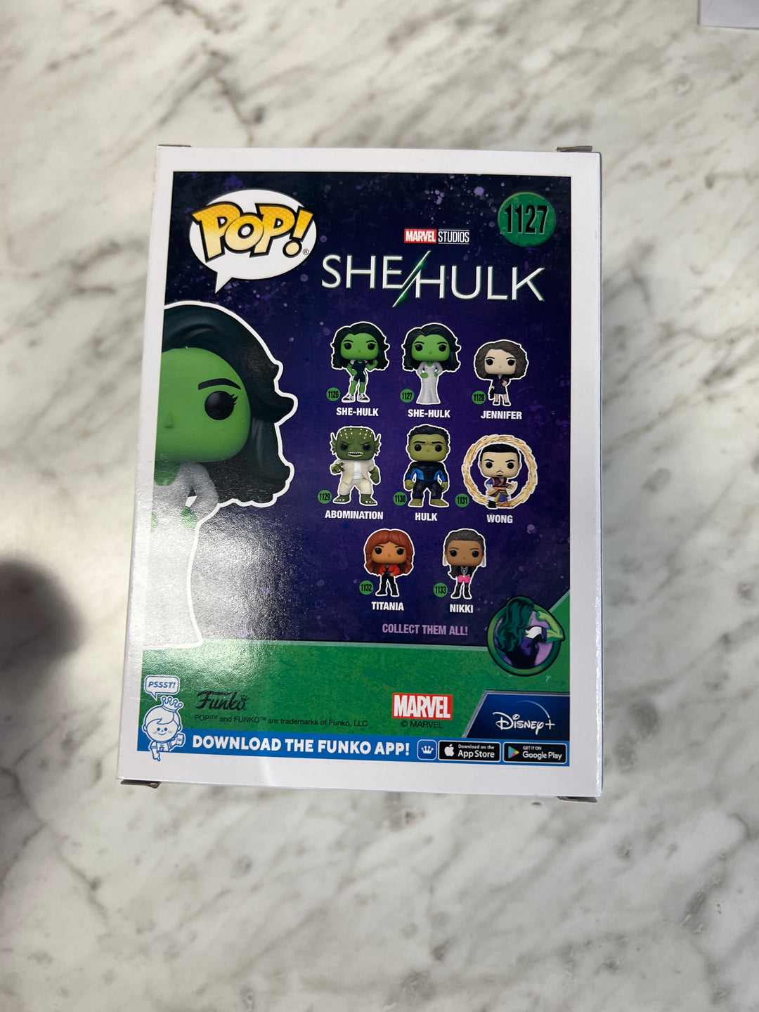 Funko Pop! She-Hulk #1127 Glitter She Hulk Marvel   FP122224