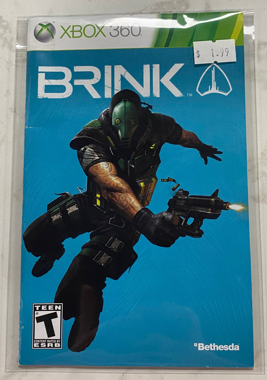 Brink - Xbox 360 MANUAL ONLY MO61126