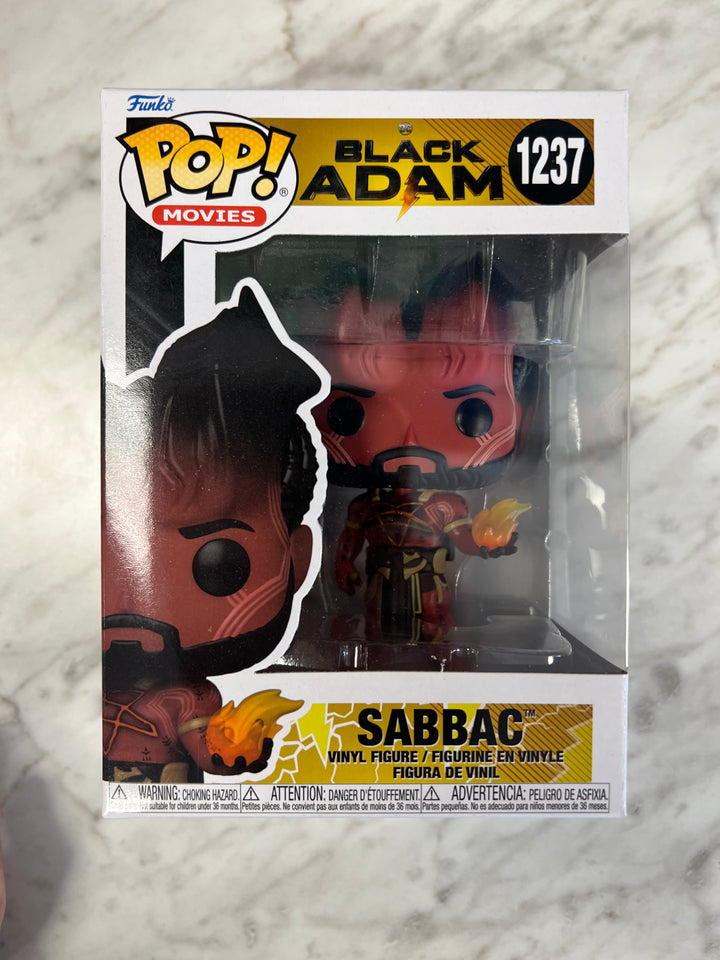 Funko Pop! Sabbac #1237 Black Adam   FP122224