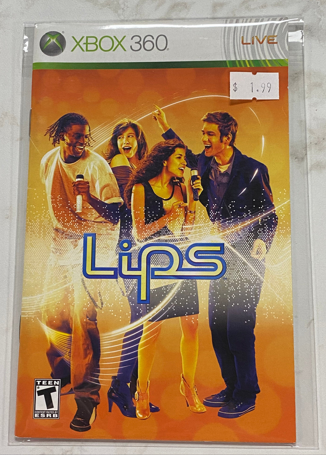 Lips - Xbox 360 MANUAL ONLY MO61126