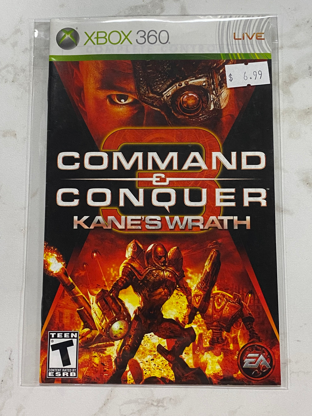 Command & Conquer 3 Kane's Wrath - Xbox 360 MANUAL ONLY MO61126