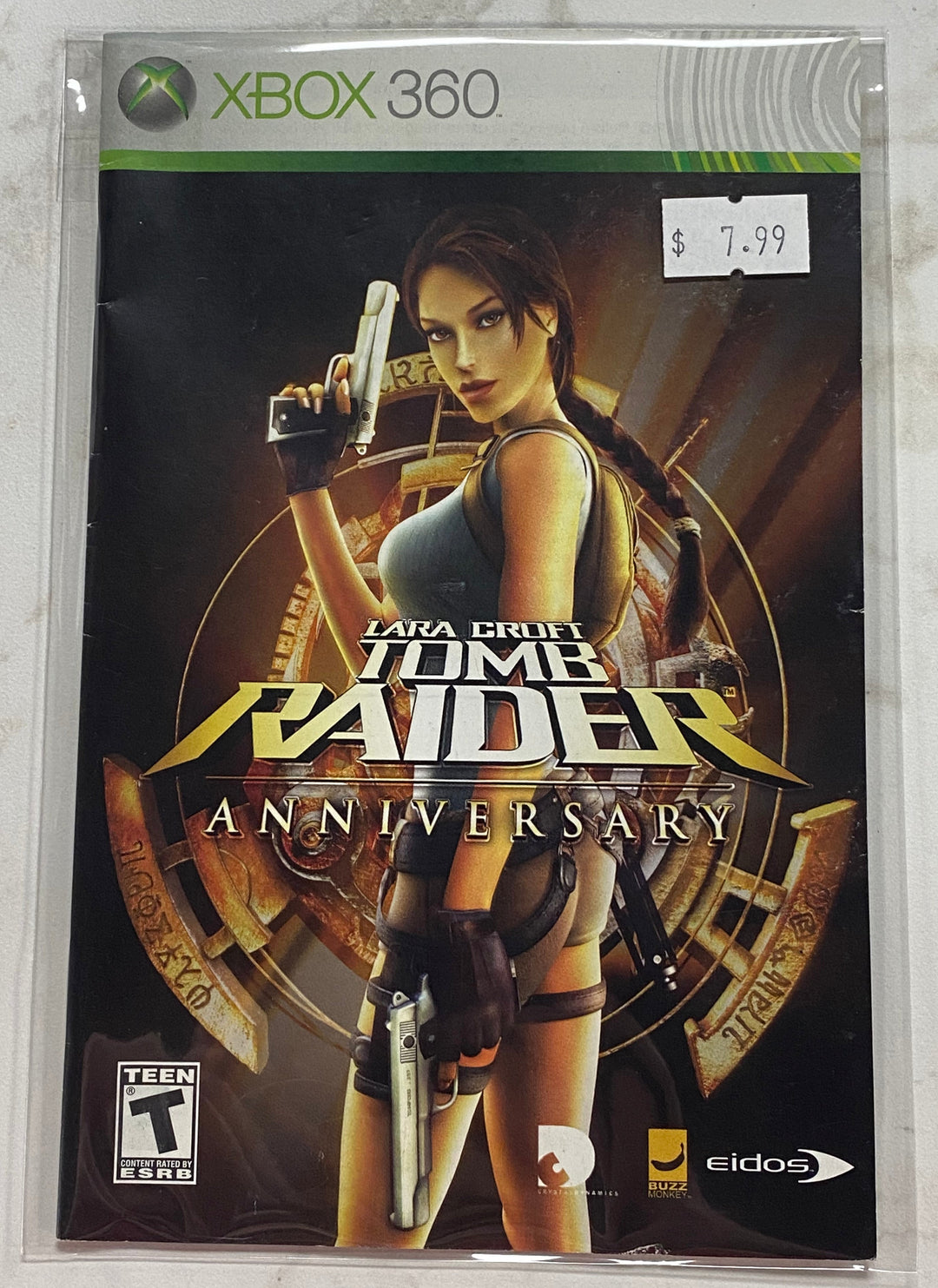 Tomb Raider Anniversary - Xbox 360 MANUAL ONLY MO61126