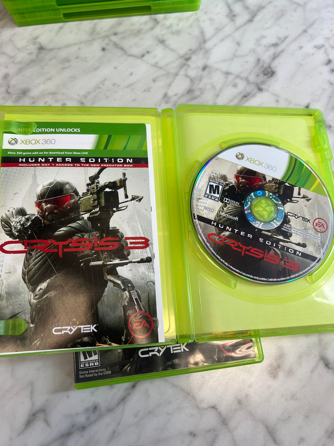 Crysis 3 for Microsoft Xbox 360 in case. Tested and Working.     DO61124