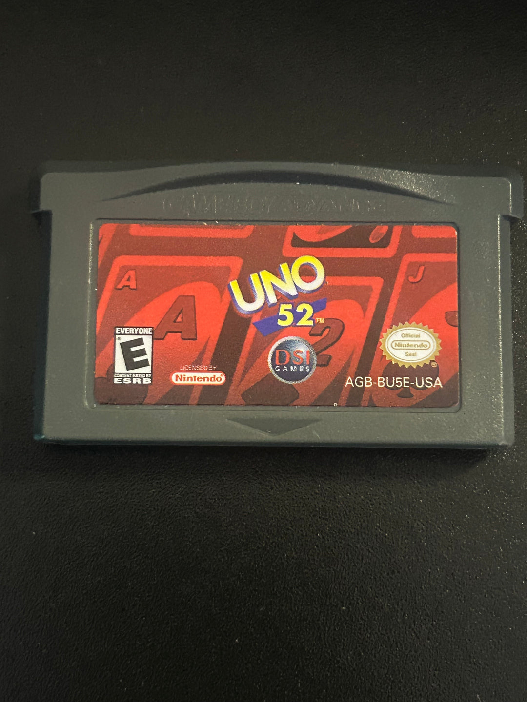 Uno 52 - Game Boy Advance GBA NI121925