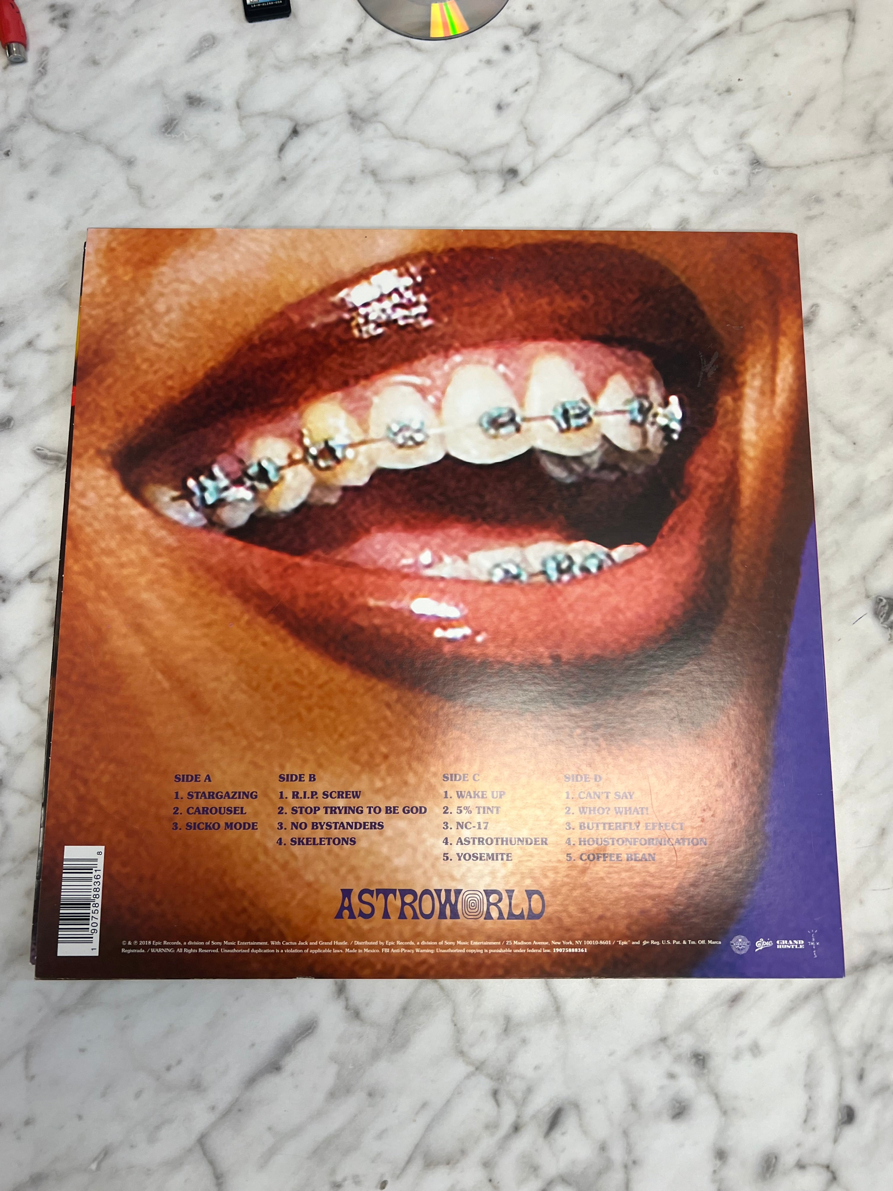 Travis Scott Astroworld store Vinyl